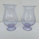 Large vase, photophore Biot ( purple )