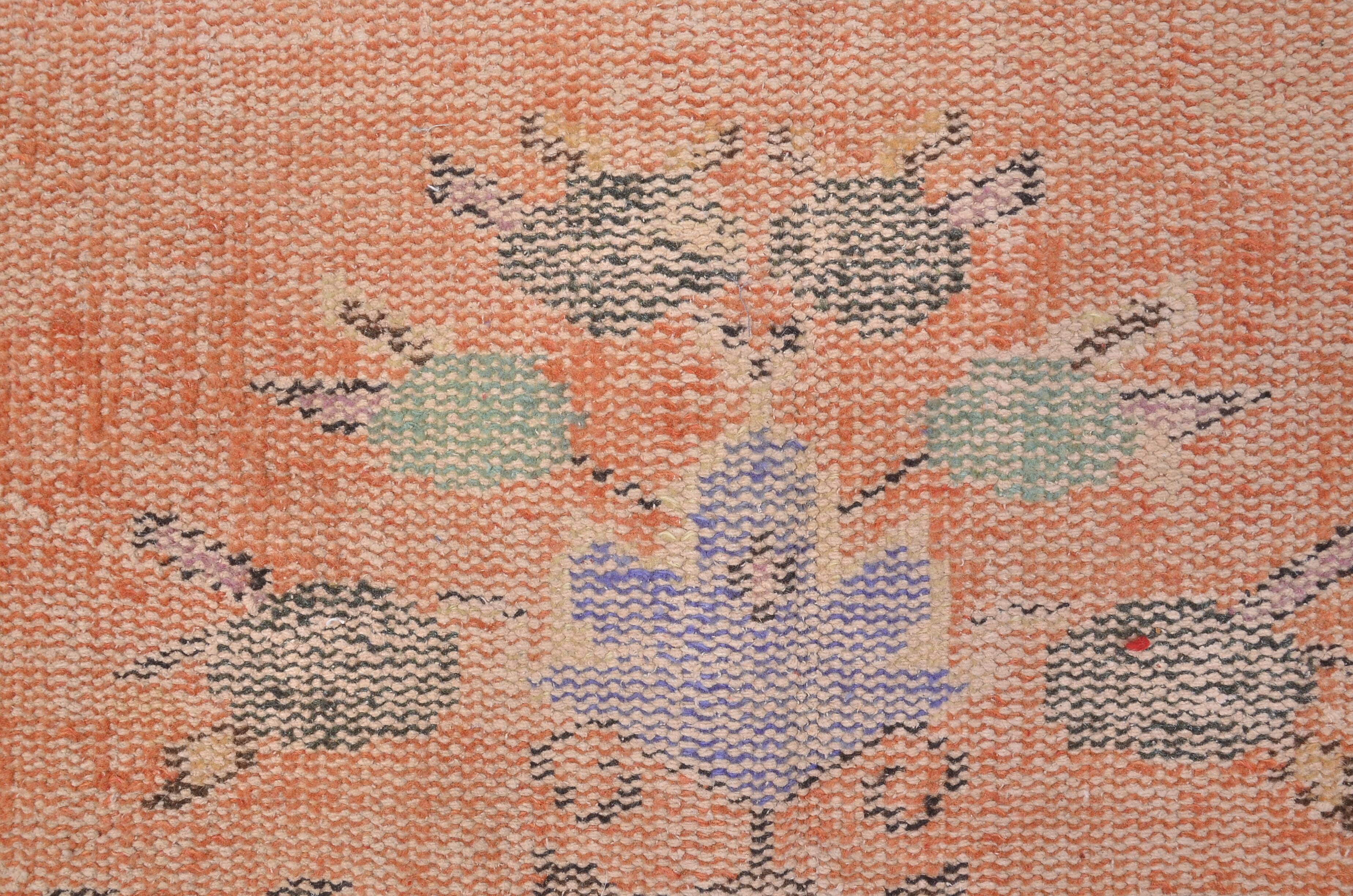 Oushak Vintage Wool Carpet Sku2316