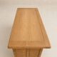 Solid oak buffet – Spanish brutalist style, 1960s