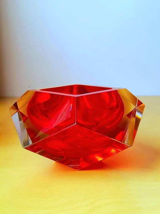 Submerged ashtray Flavio Poli, Murano 1970