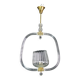 Charming Murano Glass Art Deco Pendant Chandelier by Ercole Barovier, 1940s