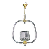 Lustre en verre de Murano Art Déco par Ercole Barovier, années 1940.