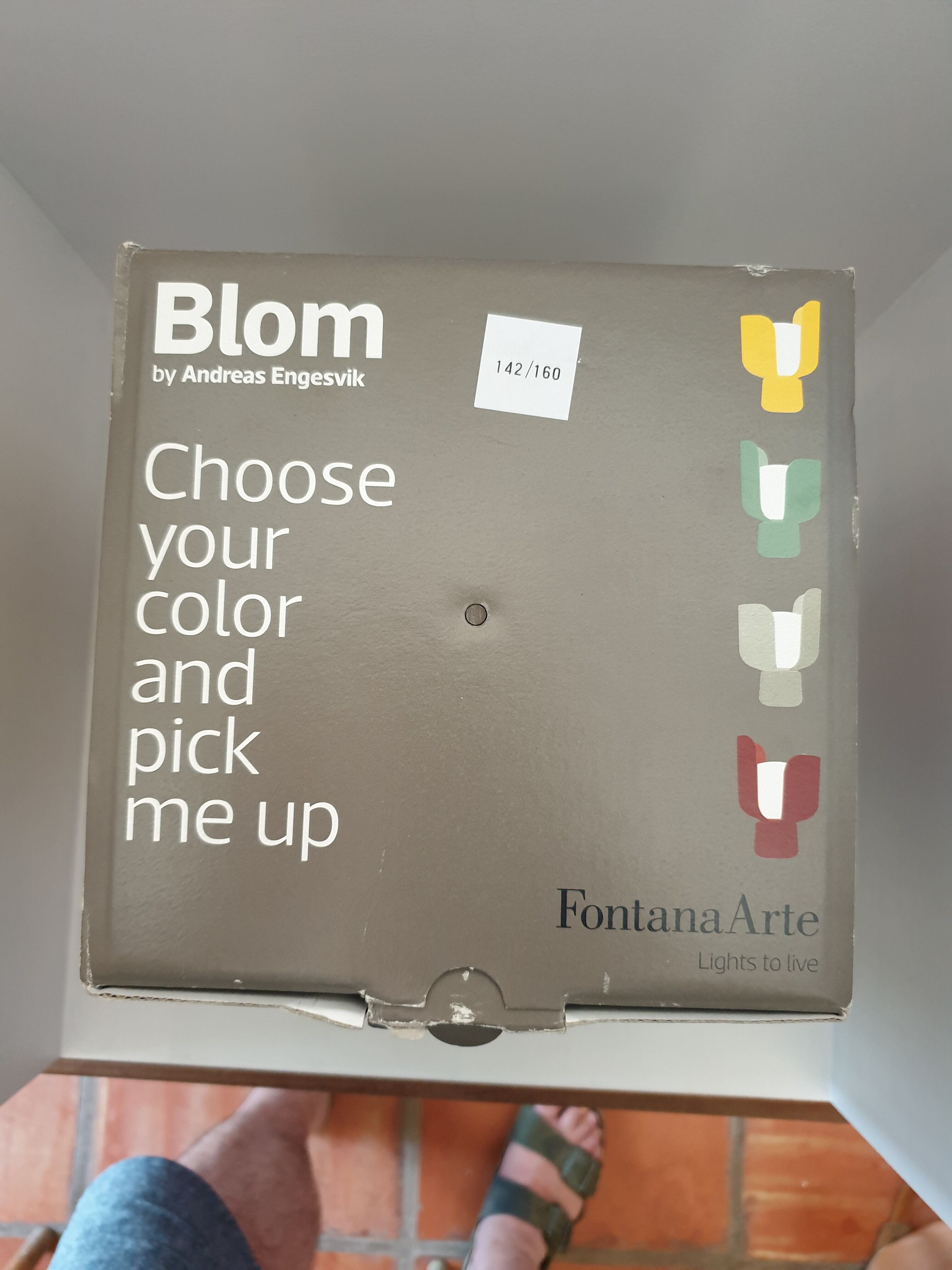 Lamp blom fontana arte