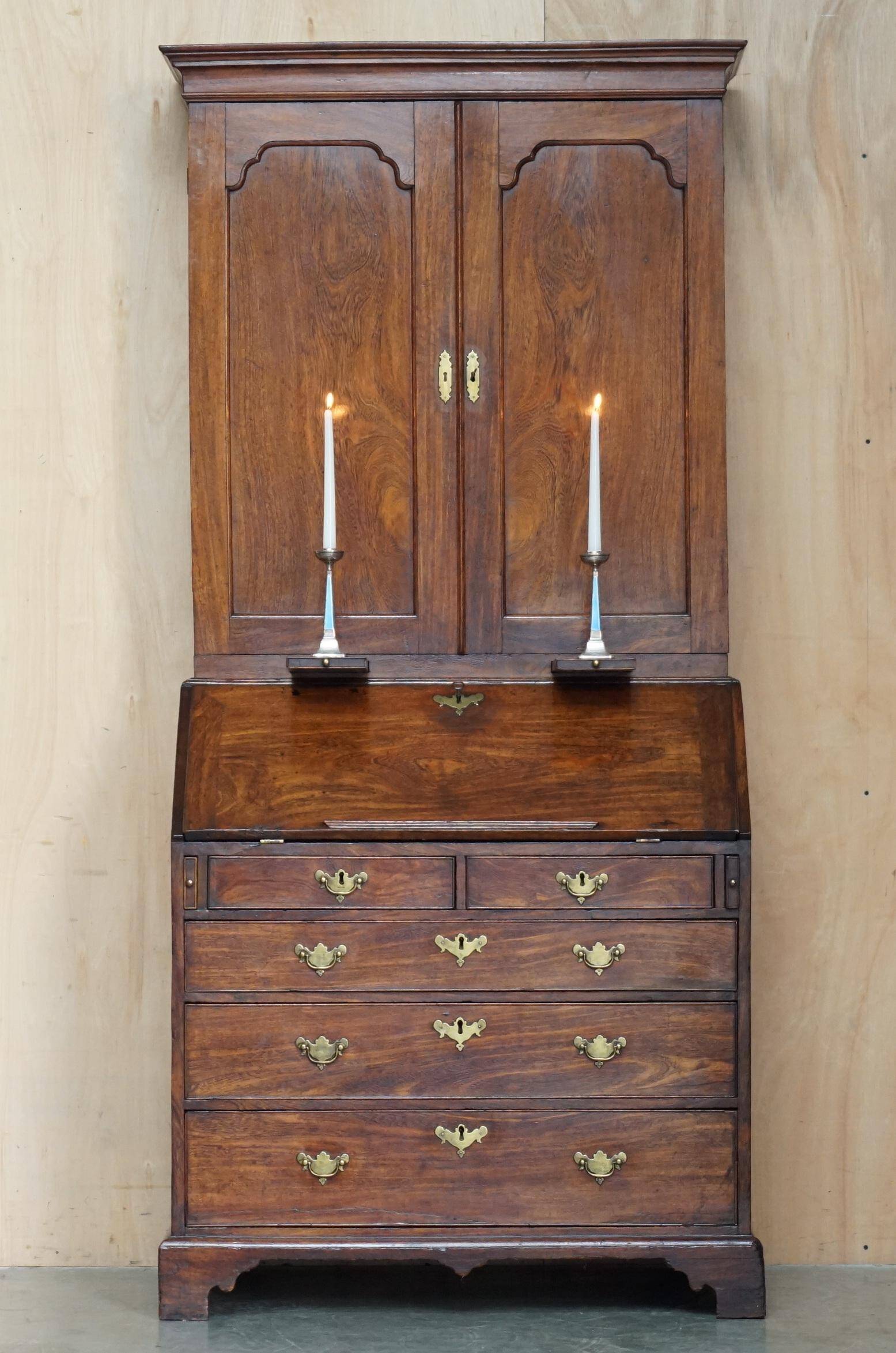 Colonial camphor wood library desk, George III period circa 1760.