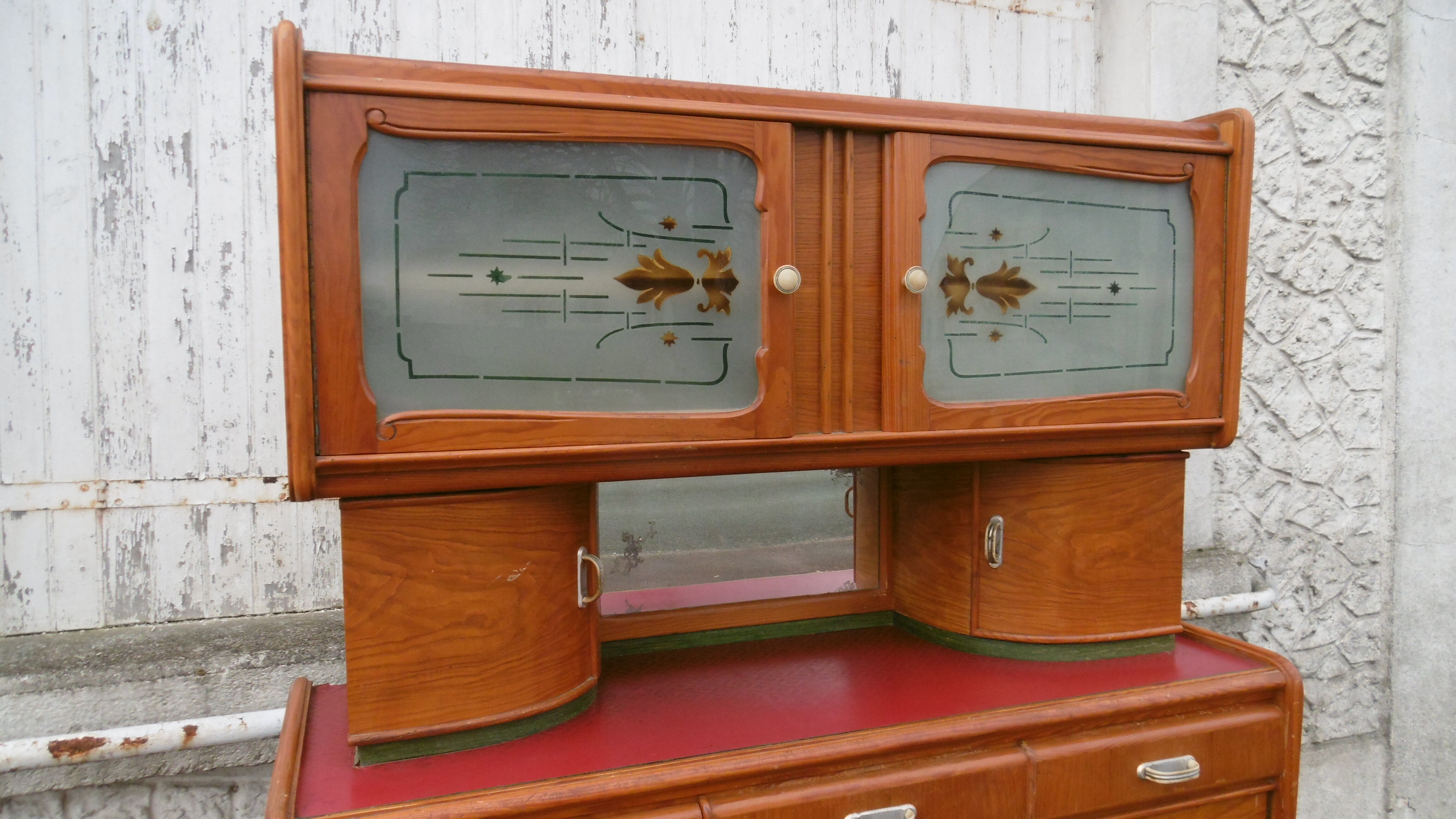 The 1950s wooden buffet