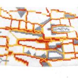 Midcentury Rug, Carpet, Denmark, Ege Rya Style, 1960s