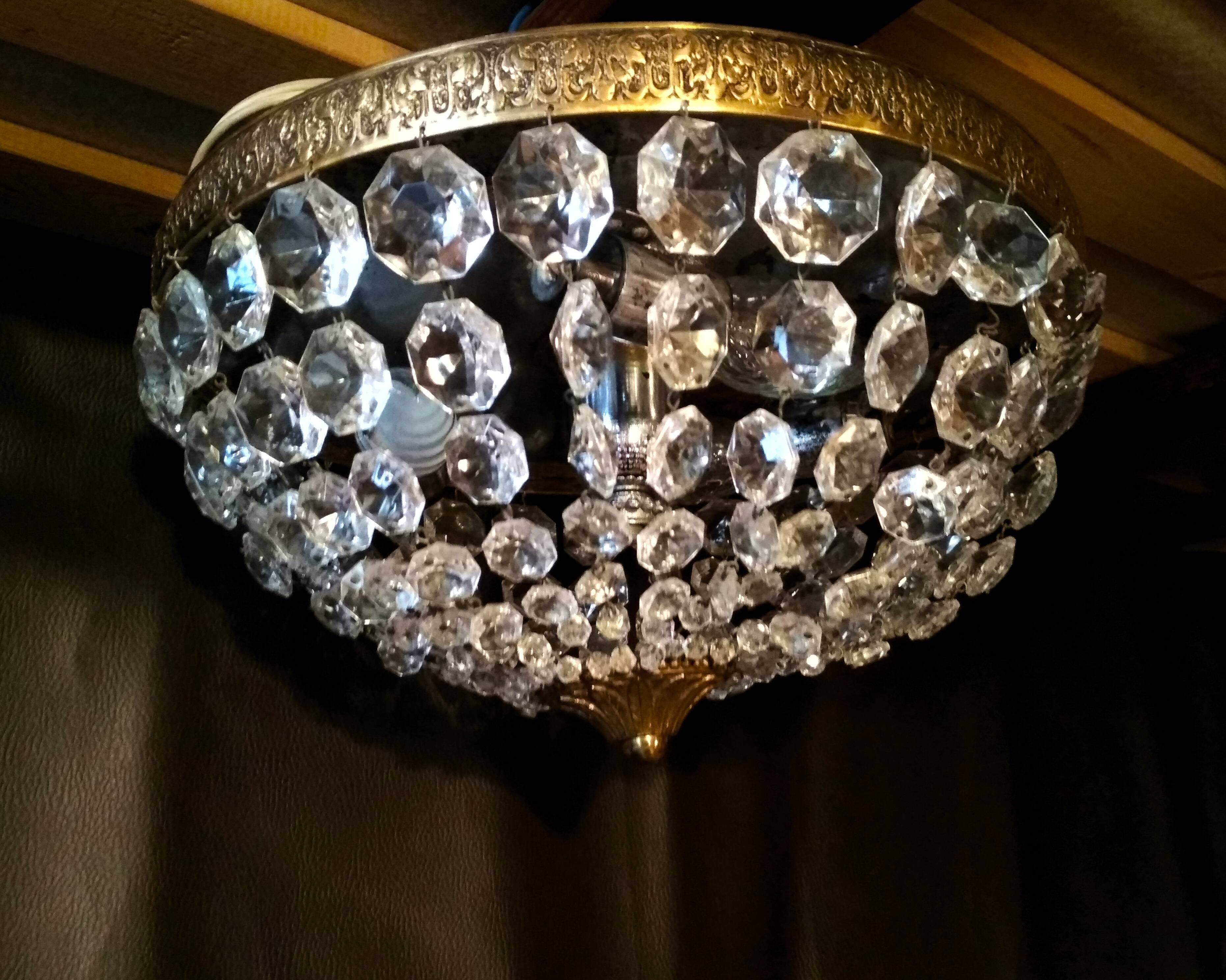 Chandelier gold pendants crystal ceiling balloon XX