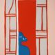 Françoise Gilot : La maison rose, sérigraphie originale