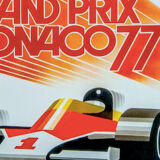 Monaco F1 retro style Grand Prix poster