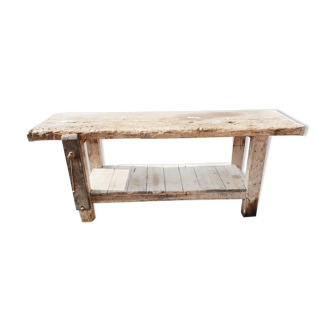 Vintage carpentry workbench