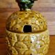 Confiturier en barbotine forme Ananas