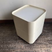 Componibili Caisson 4970 Castelli for Kartell 1969 white Space Aage 1969