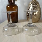 Old champagne glasses