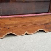 Medicine cabinet wall display case in ancient Burmese teak