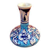 Ceramic vase with floral decoration Height: 100mm Diameter (at the neck): 30mm In