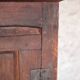 Antique wooden cabinet with 1 door, storage unit, bonnetière, kitchen furniture.