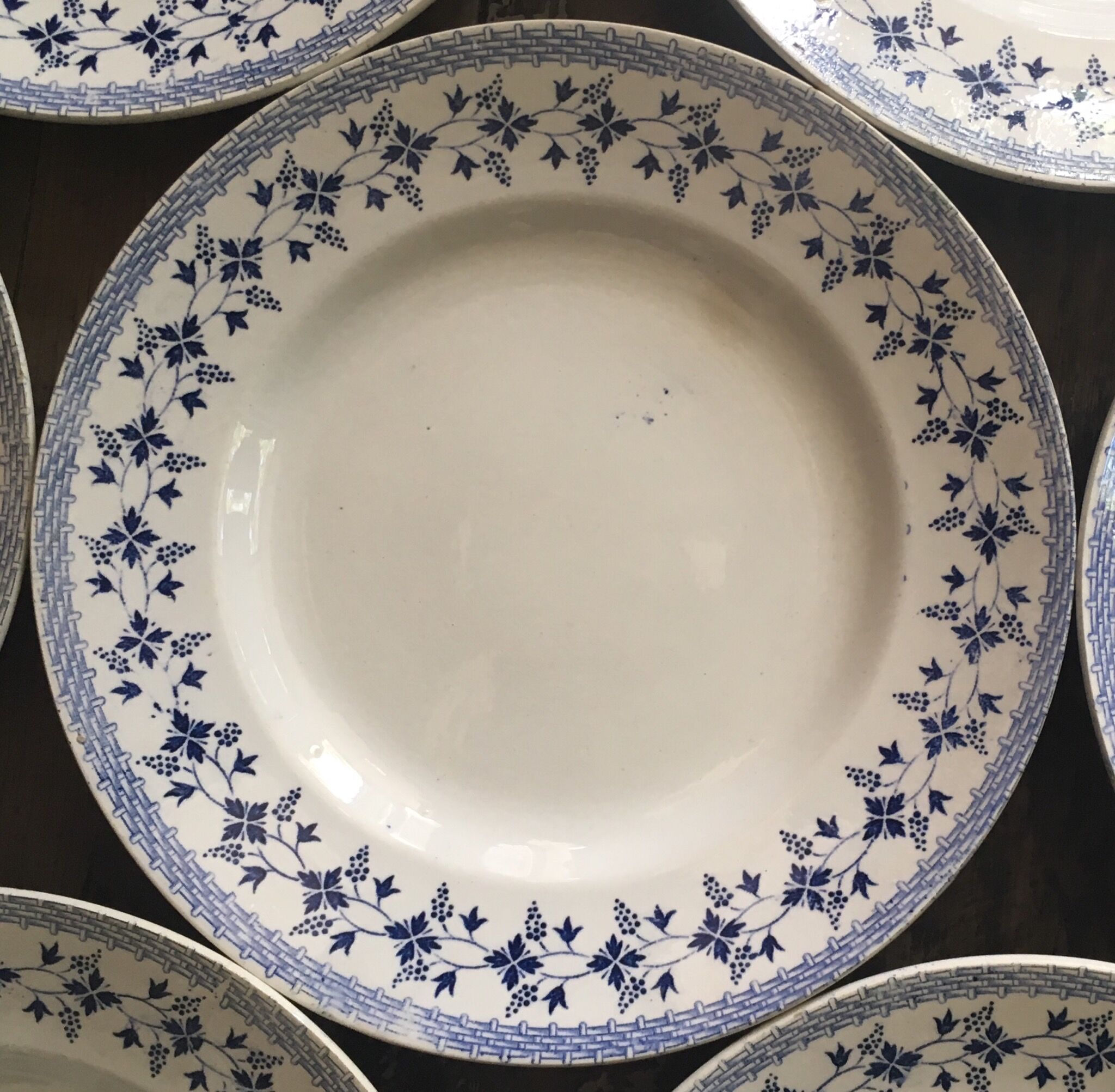 Series of 7 plates "mill of wolves & hamage.