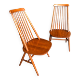 Elegant lounge chairs, 1955, set of 2