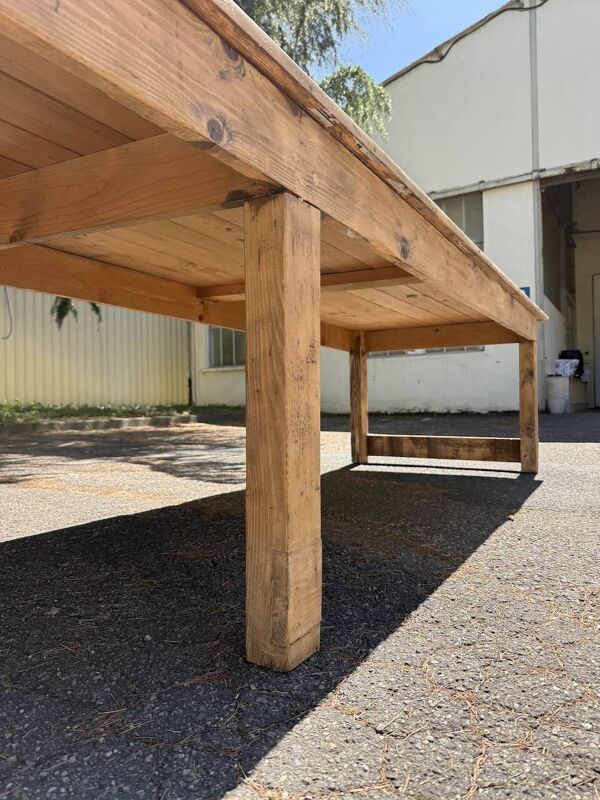 Table de ferme XXL en pin