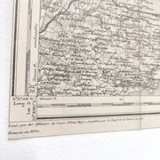Carte ancienne estuaire Loire St Nazaire fin XIXème