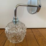 Wall lamp with vintage globe