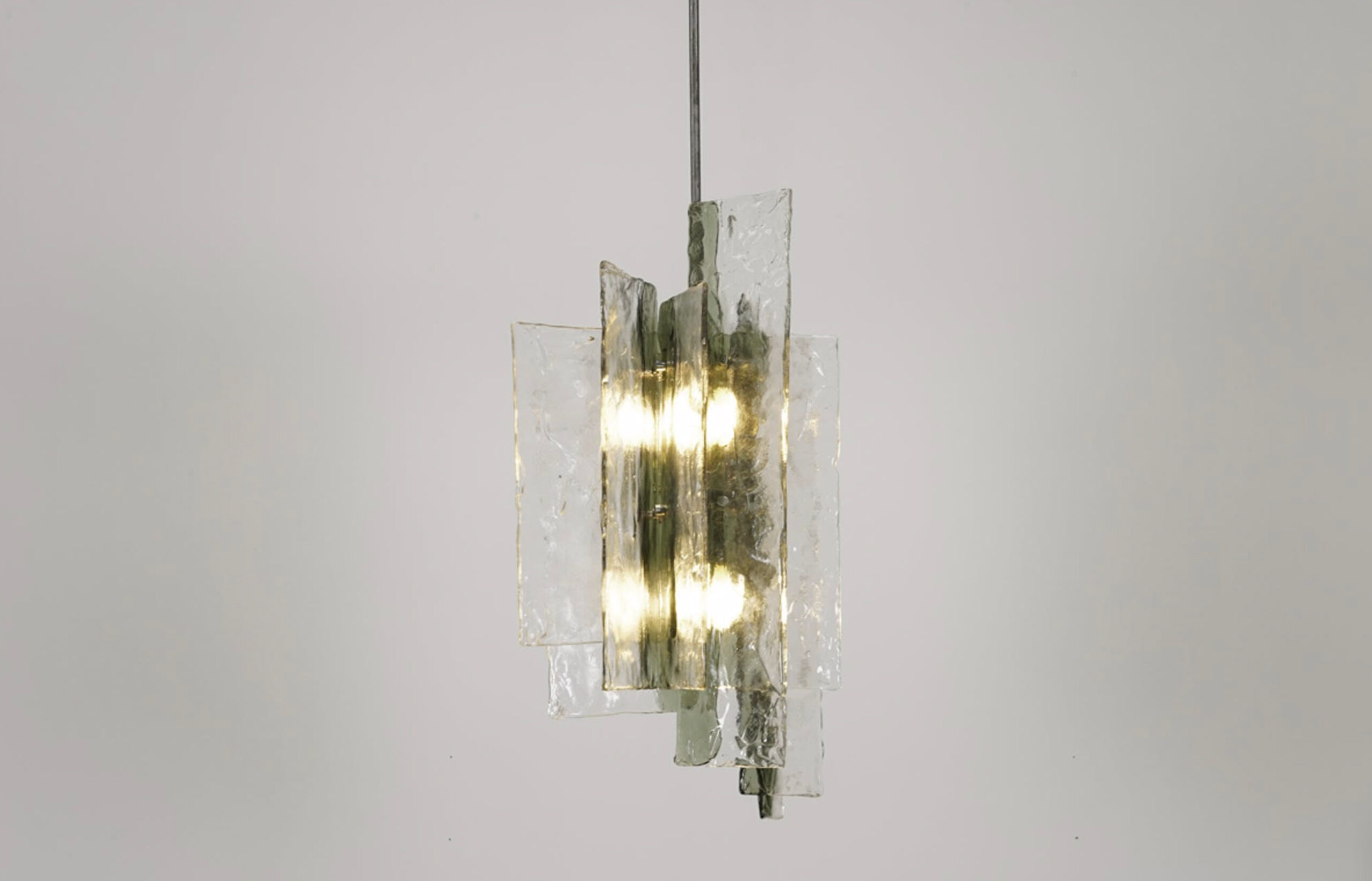 Suspension LS199 by Carlo Nason, Mazzega circa 1960