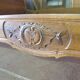 Walnut bed frame - Louis Philippe style