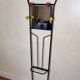 Coat rack cloakroom with mirror, 6 hooks 50s