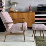 Armchair & ottoman 300-190