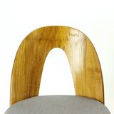 Chaises Iconiques Tatra En Chêne Et Tissu Par Antonin Šuman, Tatra 1960