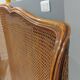 Louis XV style double cane basket bed, mid-20th century