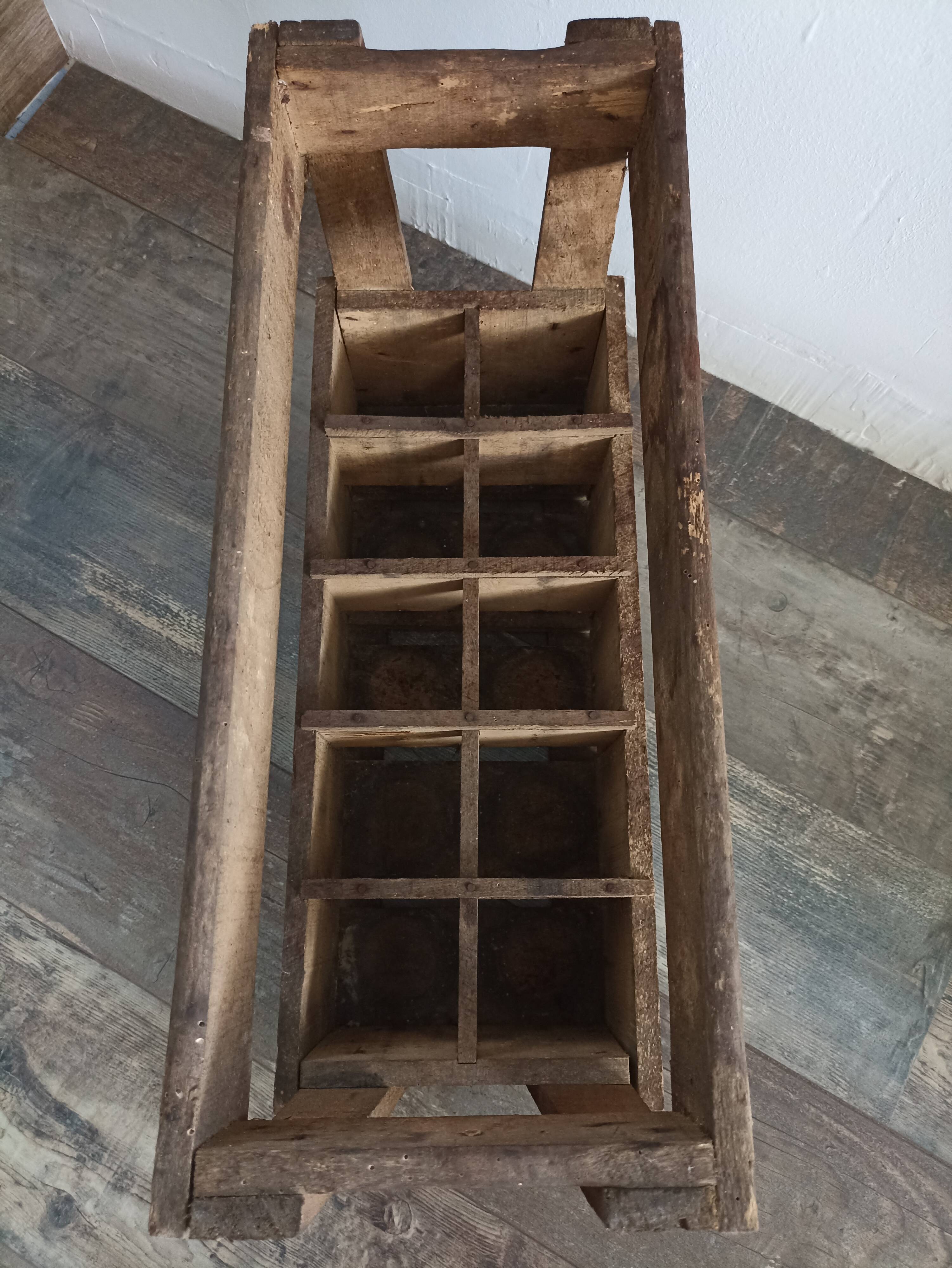 Wooden box with lockers