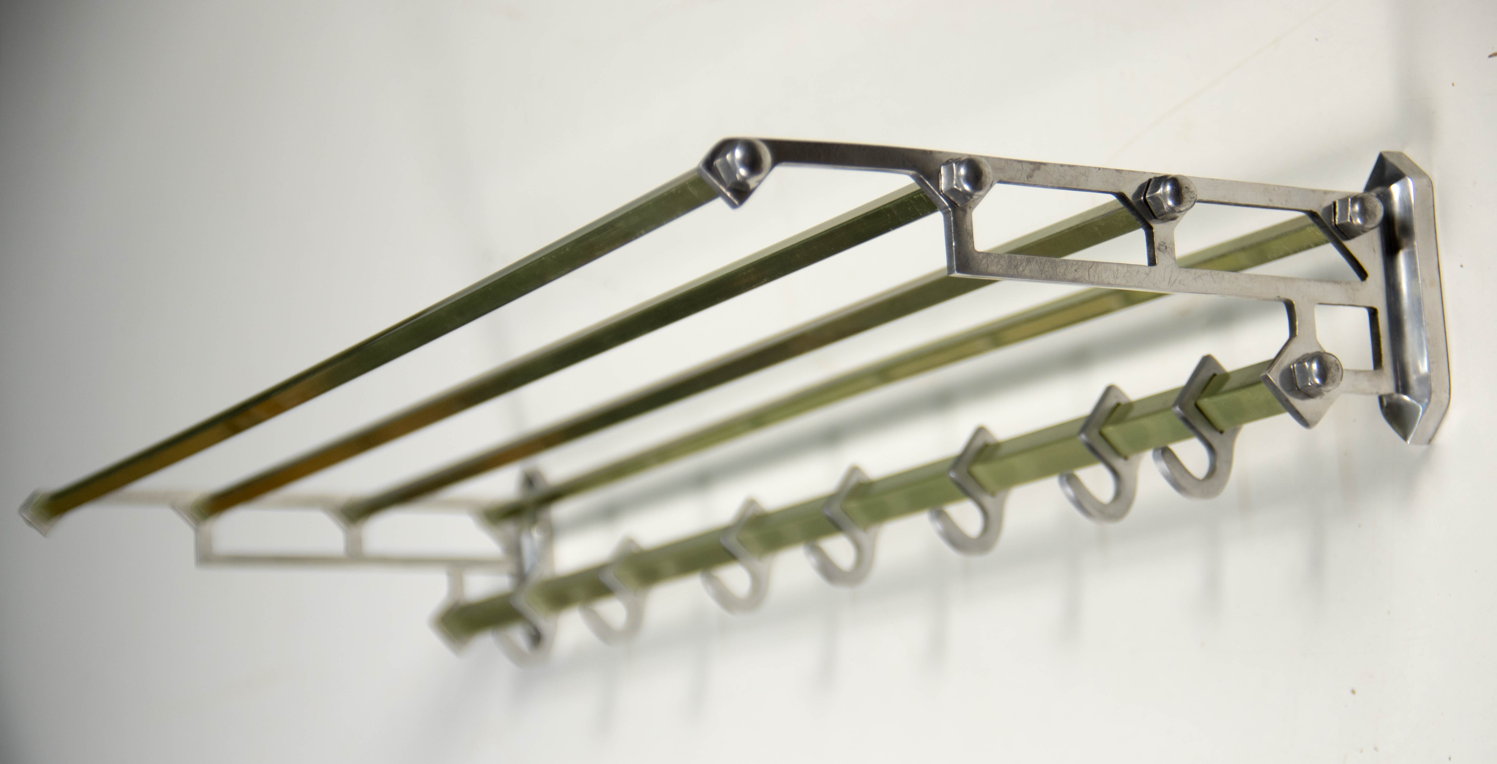Art deco wall coat hanger, 1920s