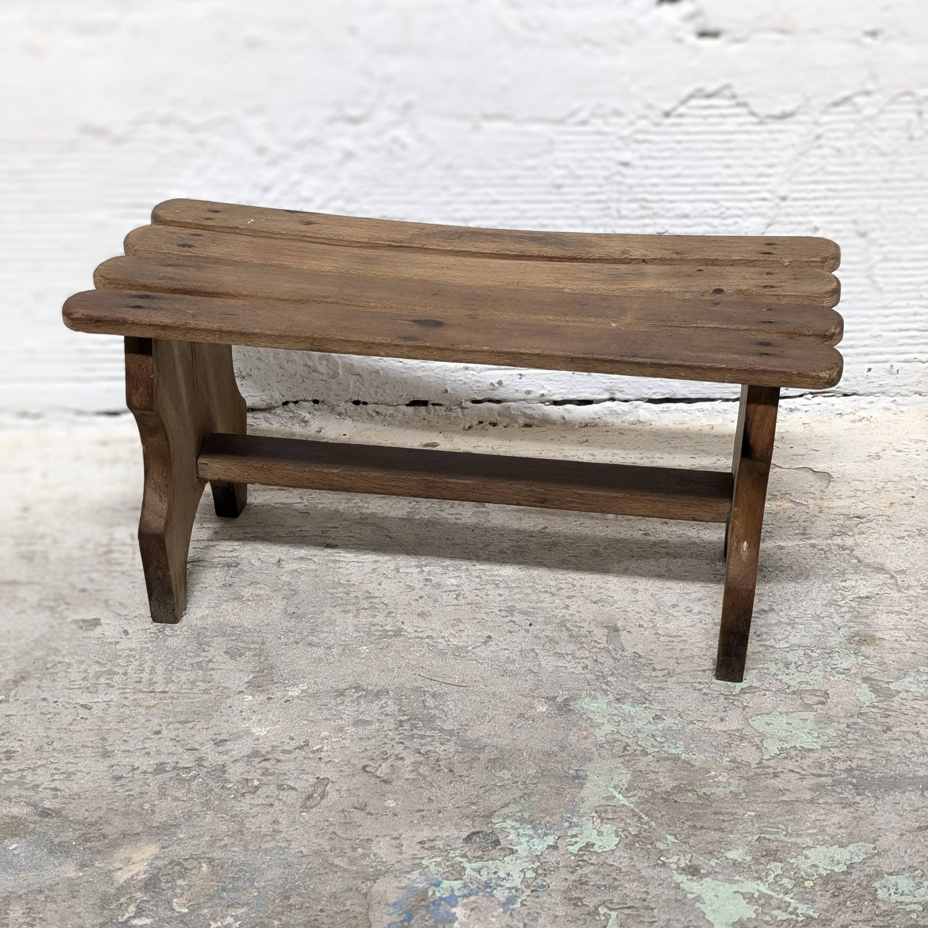 Small wooden stool / footrest