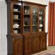 Victorian library with 8 doors, 19th century in mahogany.