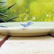 Plate iron earth decor blue birds