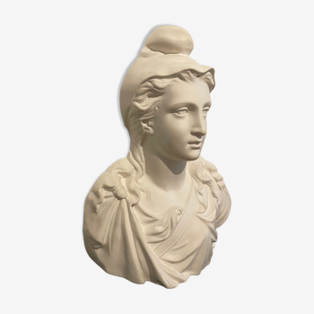Bust of Marianne in plaster, Mauger model