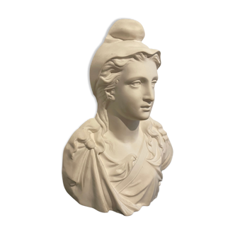 Bust of Marianne in plaster, Mauger model