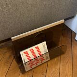 Magazine rack by Michel Dumas for Roche Bobois, 1970s.