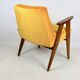 Fauteuil vintage Chierowski 366, 1970, velours jaune or