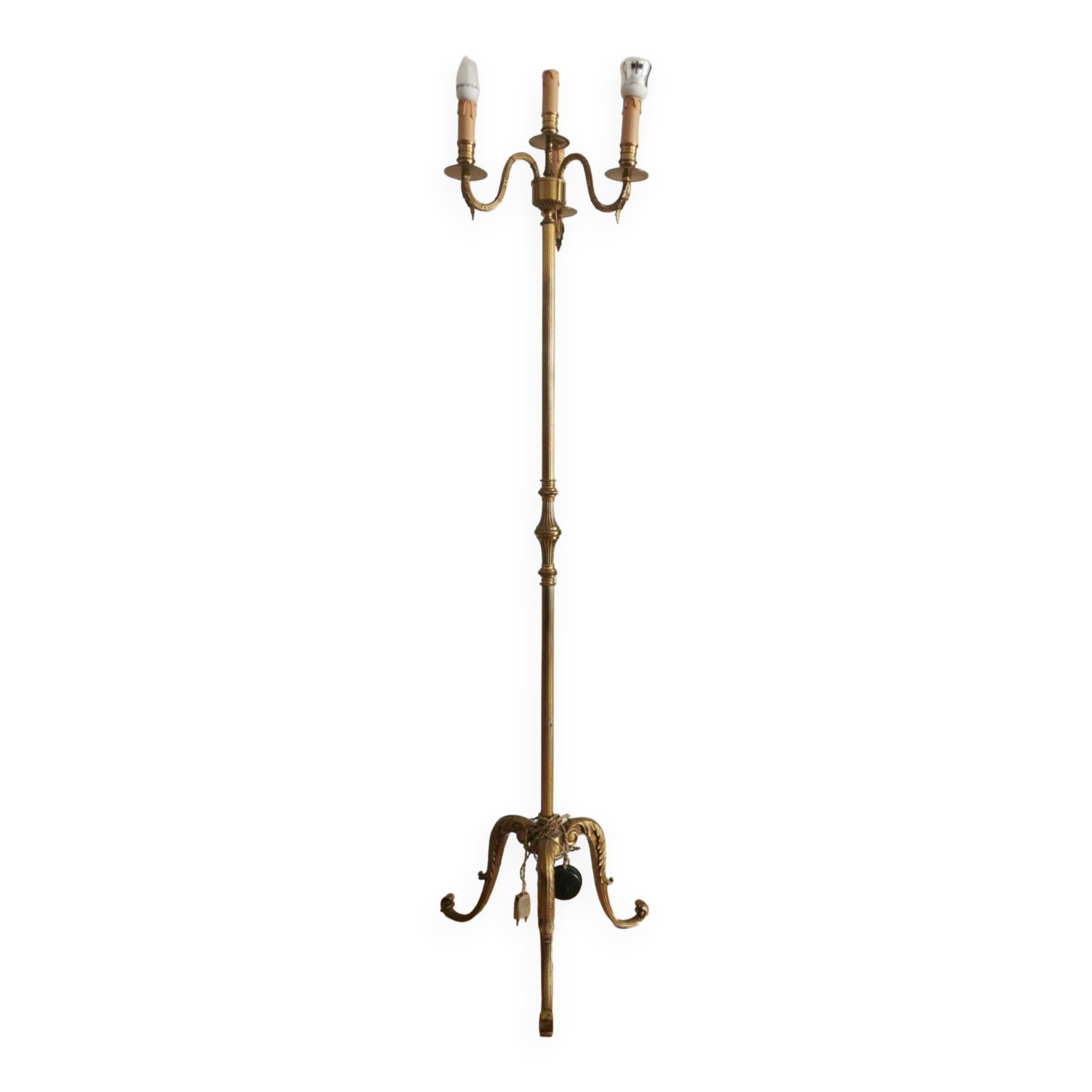 Vintage floor lamp old standing lamp