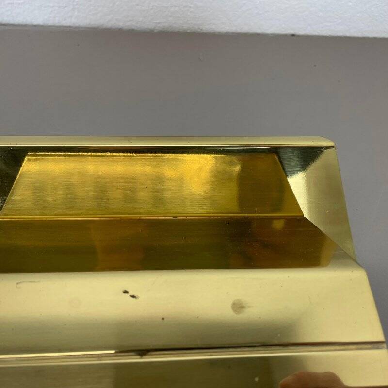 Grande applique en laiton par Vereinigte Werkstätten, 1980