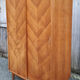 Wardrobe, wood, sliding doors, vintage, 50s / 60s