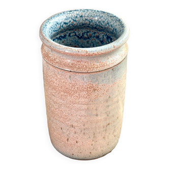 Enameled vase signed Pot d’Alésia