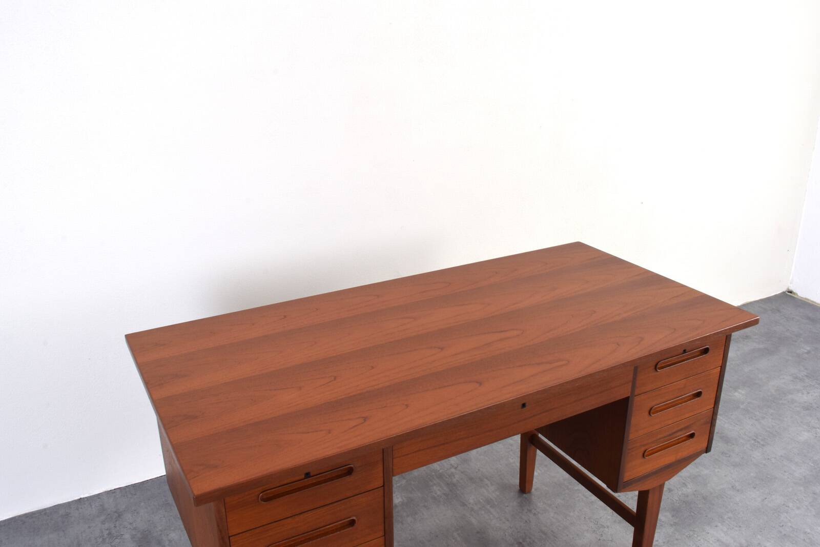 Mid-Century Danish Teak Executive Desk, 1960s.
