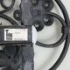 1970s WALL LAMP wrought iron and parchment koch & sons brutalist rustic