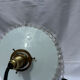 Vintage white opaline suspension lampshade