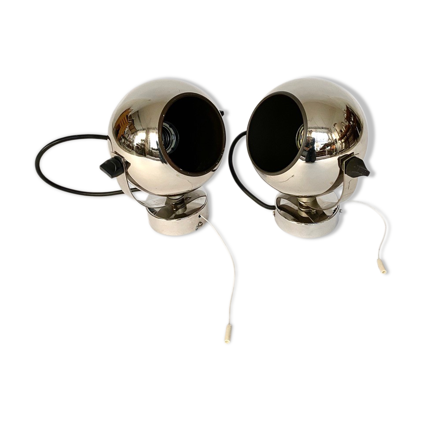 Vintage Eye ball wall lamps