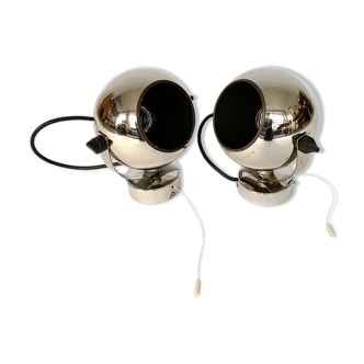 Vintage Eye ball wall lamps