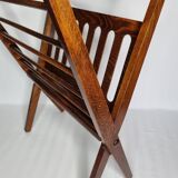 Folding teak magazine holder by Cees Braakman